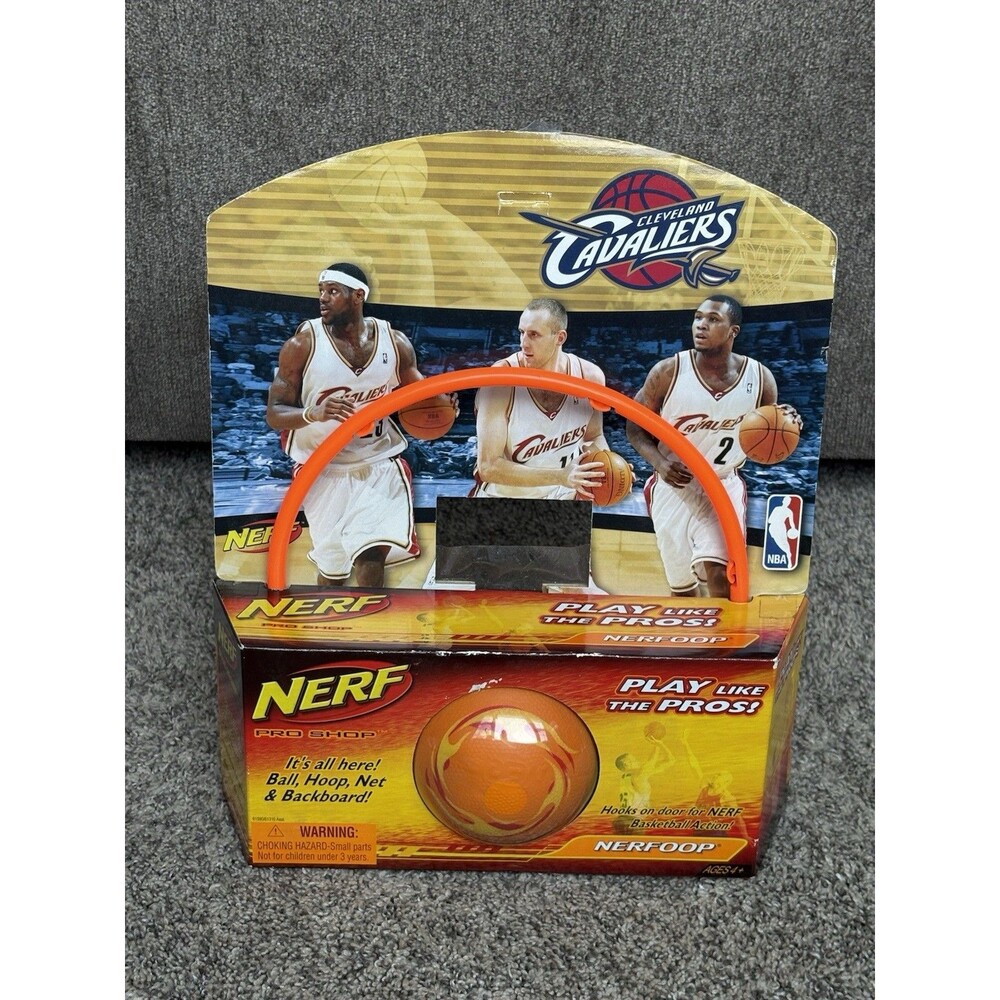 NERF 2003-04 LeBron James Rookie Year Cleveland Cavaliers Basketball Hoop